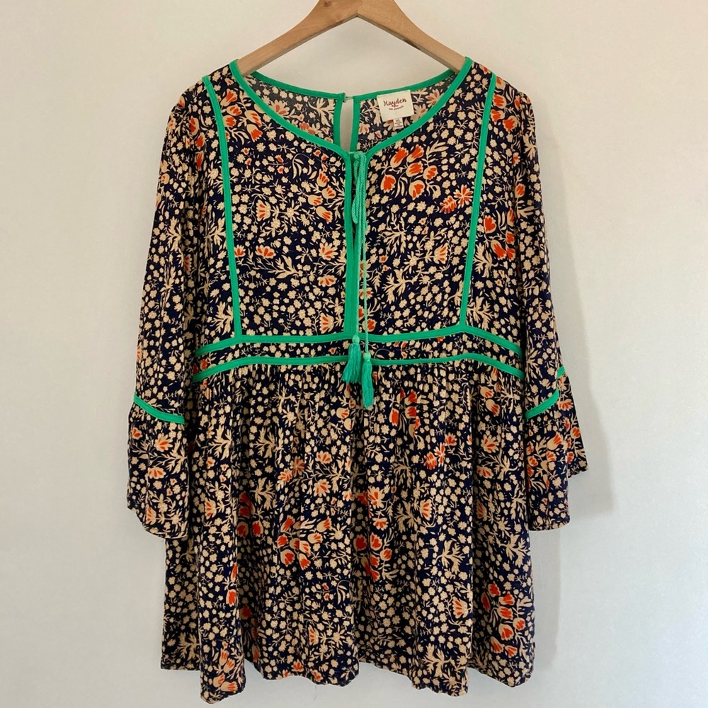 Hayden Los Angeles Floral Blouse Sz 1XL
